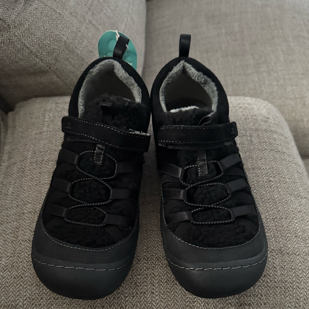 JBU by Jambu Women's Minnie 8.5 Memory Foam Fleece Lined Black Shoes